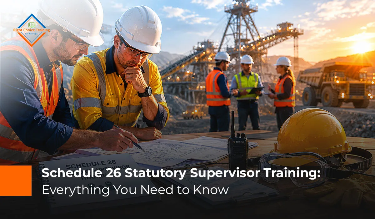 Schedule 26 Supervisor Training